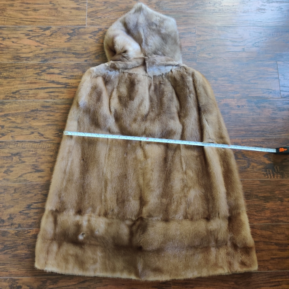 Vintage Mink Fur Poncho Coat - Picture 16 of 16